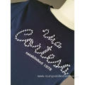 Ladie's navy short sleeve t-shirt